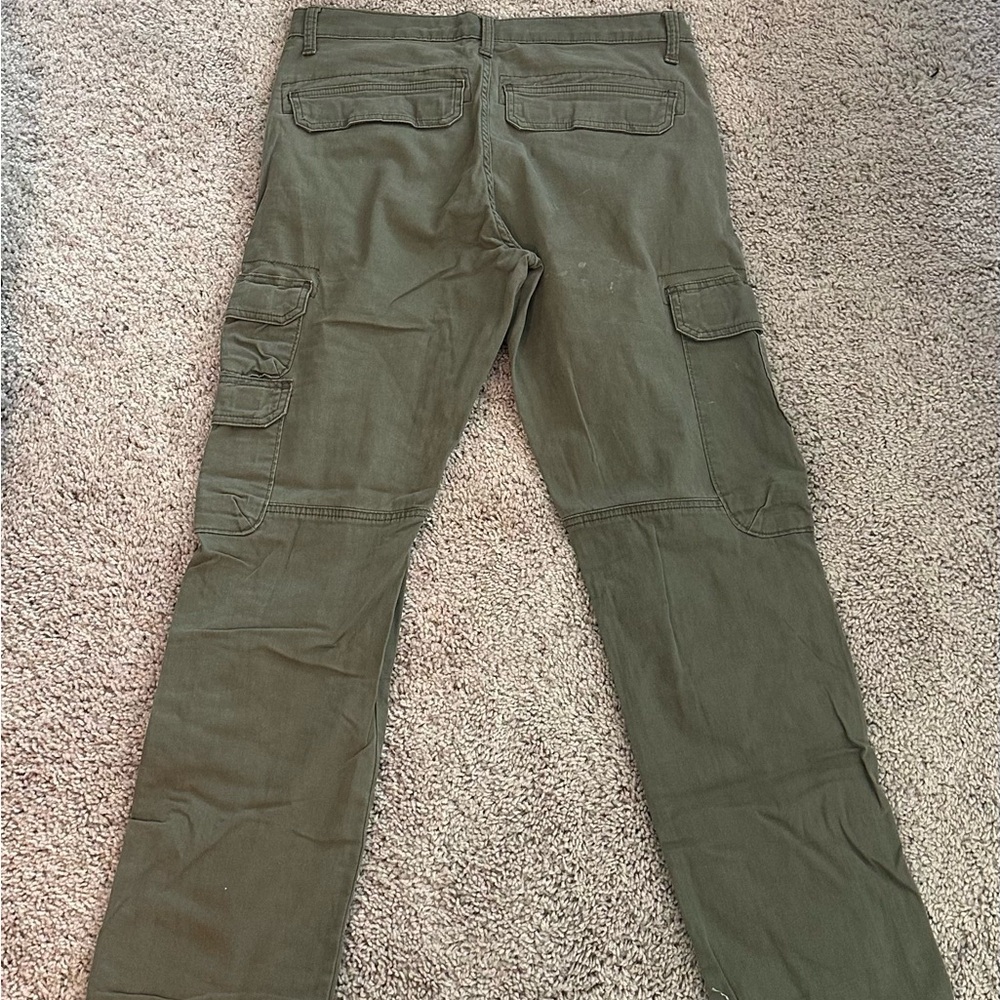 Green Levi cargo pants